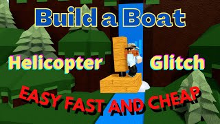 Helicopter Glitch FLY to the END  Build a Boat [upl. by Mcgurn]