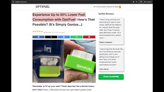 OptiFuel Fuel Saver Review Miracle or Scam Uncover the Truth Behind the 55 Fuel Savings Claim [upl. by Lobel847]