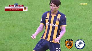 Hull City vs Millwall  Championship 202324  Highlights PES 21 [upl. by Brana]