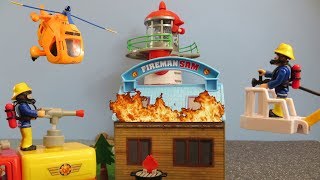 Fireman Sam Toys Episode 8 Fire out of control Toy 2018 Wallaby 2 Fire Station Jupiter Venus [upl. by Harrietta]