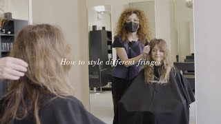 How to style a fringe  Rossano Ferretti [upl. by Ysnat]