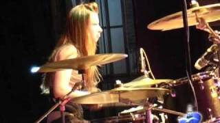 Yulia Savicheva  Yulia Drum Solo 2222 Dvorec Kultury  Okha 210610 [upl. by Acilgna]