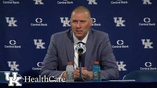 Live Now  Coach Pope Lipscomb Postgame Press Conference Presented by UKHealthcare [upl. by Katy]