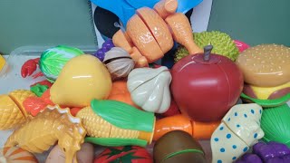 🔴LIVE CUTTING🔪🔪🌽🧅CHICKEN AND 🍎APPLE FRUITS FISH🐠 SEAFOODS ASMR [upl. by Anik315]