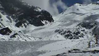 Descenso de la cara sur del Aconcagua en quotSpeed Ridingquot 4 minutos 50 segundos [upl. by Rostand]