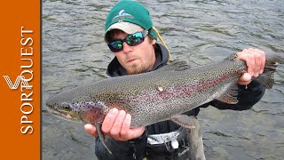 Fly Fishing For Rainbow Trout Arctic Char amp Dolly Varden in Alaska 🐟 [upl. by Fanning]