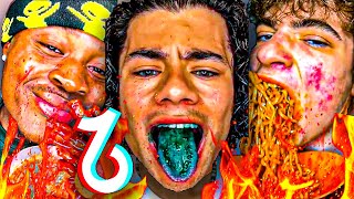 EXTREME Spicy Food TikTok Compilation 14 🥵🌶 [upl. by Eibur199]