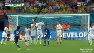 Pirlo INCREDIBLE Free Kick HD  Italy vs England  World Cup 2014 [upl. by Regazzi]