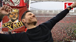 🏆 Crazy Celebrations in Leverkusen Xabi Alonso´s Werkself Win Their first Bundesliga Title 24 🏆 [upl. by Cassius]