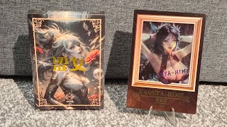 Astringent Girl Blind Box Opening  Overvalued amp OVERSIZED Cards [upl. by Roxane454]