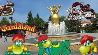 Gardaland complete tour of the park giro completo del parco 2018 [upl. by Rann256]