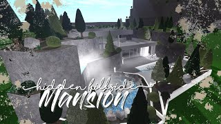 Roblox Bloxburg No Large Plot Hidden Hillside Mansion  Exterior 12  0ceanq [upl. by Ahsinal]