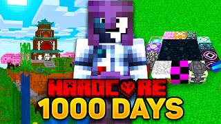 I Survived 1000 Days in Minecraft Hardcore [upl. by Ailimat]