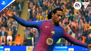 Ronaldinhos Magic at Barcelona vs Sevilla  EA FC 25 Career Mode  La Liga [upl. by Doggett]