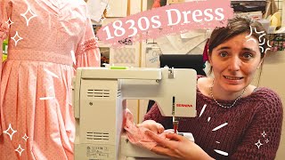 Making an 1830s Dress in a Week not a good idea [upl. by Aes669]