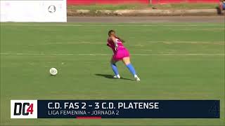 RESUMEN  CD FAS 23 CD PLATENSE  JORNADA 2  LIGA FEMENINA  APERTURA 2O23 [upl. by Rosamond814]