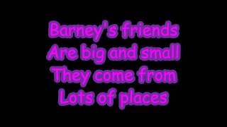 Barney Theme Song Lyrics [upl. by Engeddi904]