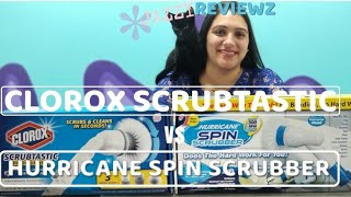 HURRICANE SPIN SCRUBBER VS CLOROX SCRUBTASTICWHICH ONE SHOULD YOU BUY [upl. by Karb83]