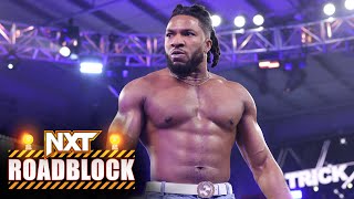 Trick Williams returns to NXT to exact payback on Carmelo Hayes NXT Roadblock 2024 highlights [upl. by Rheba211]