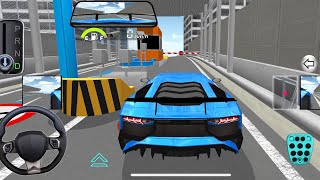 Brand New Blue Color Car Is Ready For Parking  3d Driving Class  ios android  gameplay Cargame [upl. by Girardo]