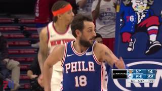 Marco Belinelli  Highlights vs Knicks 32818 [upl. by Thynne]