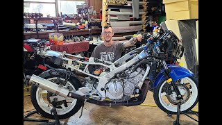 1991 CBR600 F2 restoration part 1 [upl. by Starkey]