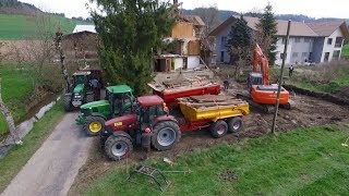 Bauernhaus Abbruch beim Lohnunternehmer [upl. by Fransen]