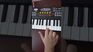 Salaar Bgm play on piano shortsfeed [upl. by Meier]