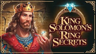 Stories Of King Solomon  Unveiling the Dark Secrets of King Solomon’s Ring [upl. by Lysander]