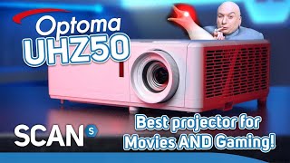 A Frickin LASER Optoma UHZ50 gets it right for Movies Sports AND Gaming Quick Review [upl. by Llecrep]