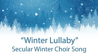 Secular Winter Choir Song solo version  Pinkzebra quotWinter Lullabyquot feat Sofia Canale [upl. by Vey]