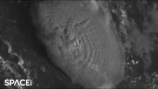 Volcano eruption seen from space by multiple satellites [upl. by Zurn]