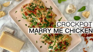 CROCKPOT MARRY ME CHICKEN [upl. by Pyszka]