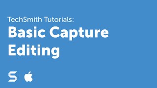 Snagit 4 Basic Capture Editing [upl. by Dobrinsky384]