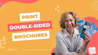 HOW TO Print DoubleSided Brochures [upl. by Sillyhp231]