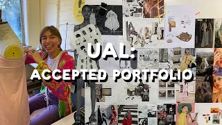 ual london college of fashion ACCEPTED PORTFOLIO [upl. by Yednarb]