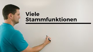 Stammfunktionen warum plus C Integration Mathematik  Mathe by Daniel Jung [upl. by Ellinej]