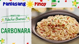 Carbonara Recipe Filipino Style [upl. by Aitenev787]