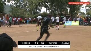 SEMIFINALS 1 SANIAK Boys vs KIMILILI Boys [upl. by Inajar]