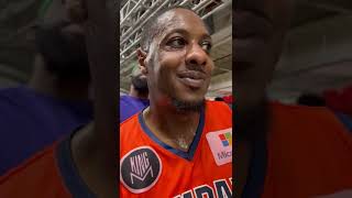 Mario Chalmers after a Big 3 win in Miami [upl. by Starkey]