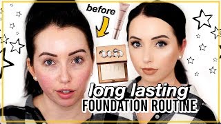 Foundation Routine that stays on ALL DAY CREASELESS amp LONG LASTING [upl. by Utimer112]