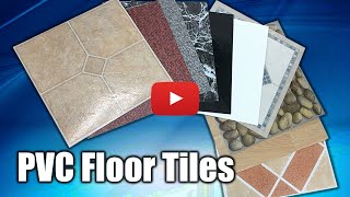 Arrowzoom Unboxing Decorative Self Adhesive PVC Tiles Vinyl Flooring Planks [upl. by Guildroy]