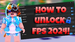 How To Unlock Unlimited FPS On Roblox 2024 [upl. by Syramad]