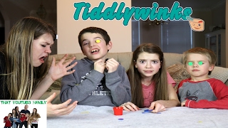 Impossible Tiddlywinks Game  That YouTub3 Family [upl. by Alyahs]