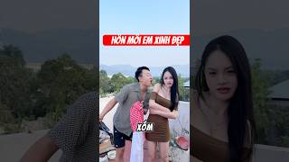 Hôn vào môi em hàng xóm xinh đẹp  Dương Phúc Chiến funny haihuoc giaitri giadinh [upl. by Vyse]