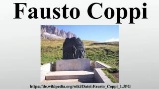 Fausto Coppi [upl. by Sima]