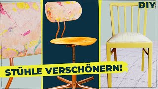 Neuer Style für alte Stühle  DIY Upcycling Stuhl [upl. by Daughtry]