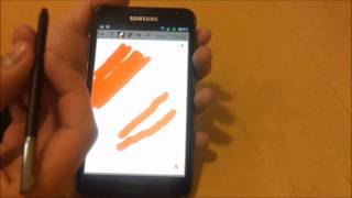 Galaxy Note SPen Pressure Sensitivity Palm Rejection amp Pen Gestures [upl. by Nomma915]