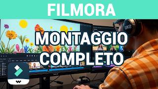 Montaggio Video Completo per Principianti con Filmora Tutorial ITA [upl. by Madaih]