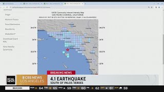 41magnitude earthquake detected near Rancho Palos Verdes [upl. by Atsejam69]